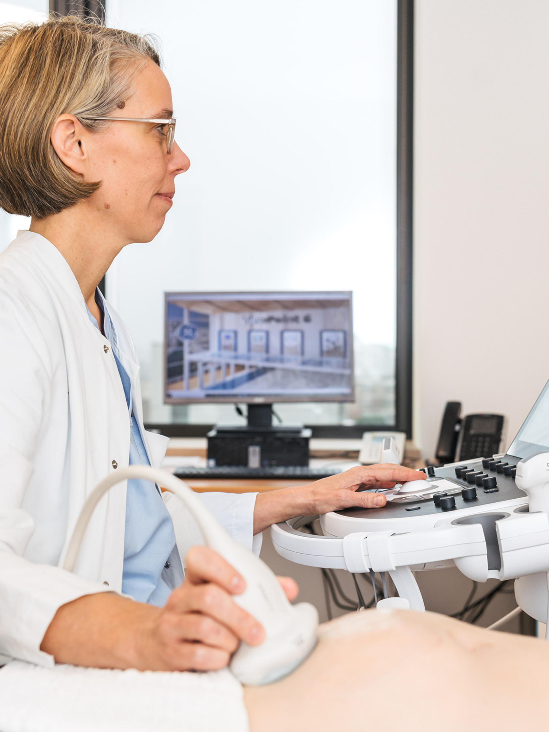 UKM Geburtshilfe | Ultraschalluntersuchung einer schwangeren Frau