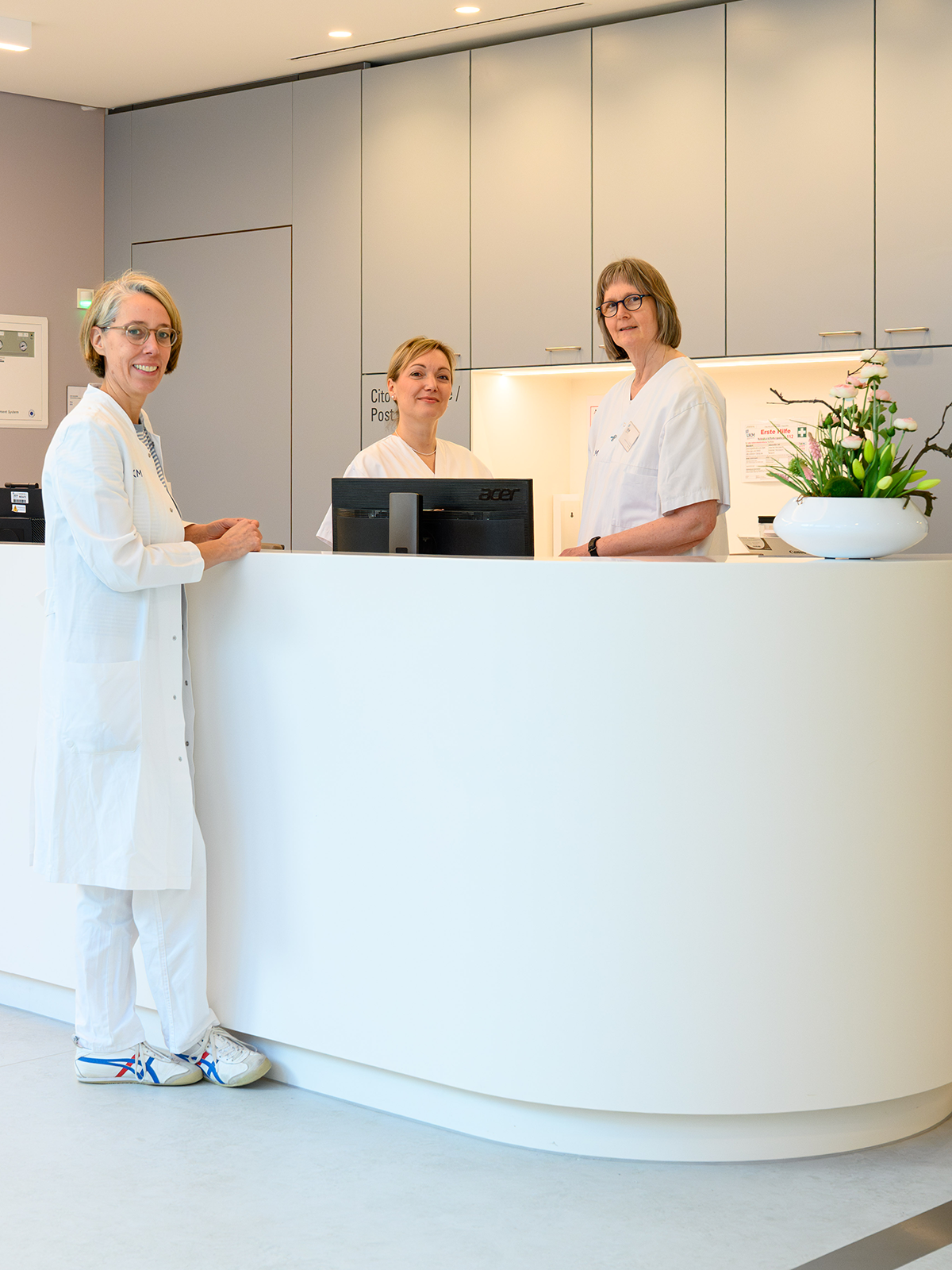 UKM Geburtshilfe | Normale Geburt in Münster | Empfang auf der geburtshilflichen Station